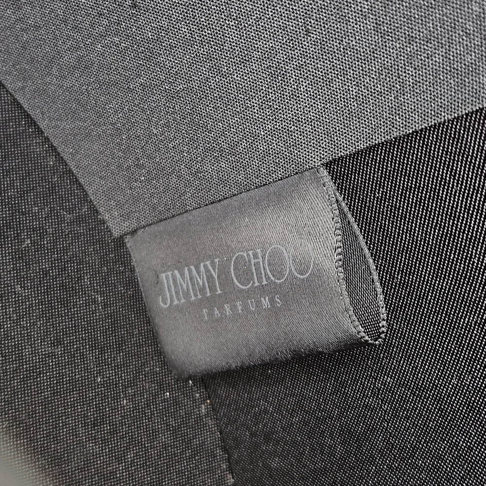 Jimmy Choo Metallic Bronze Snakeskin Cosmetics Vanity Case Lined and Felt Bottom
